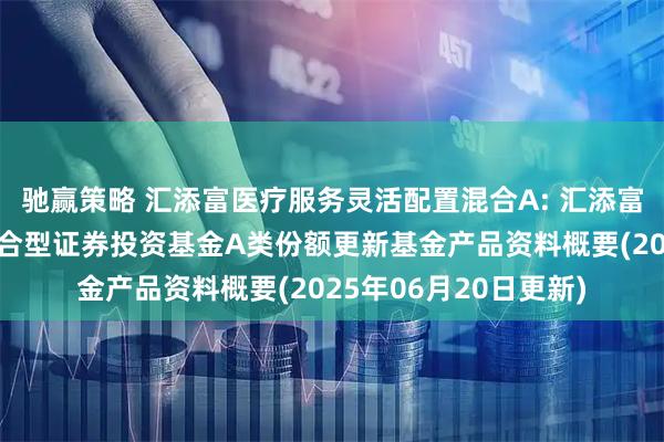 驰赢策略 汇添富医疗服务灵活配置混合A: 汇添富医疗服务灵活配置混合型证券投资基金A类份额更新基金产品资料概要(2025年06月20日更新)
