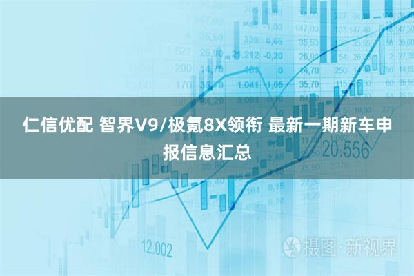 仁信优配 智界V9/极氪8X领衔 最新一期新车申报信息汇总