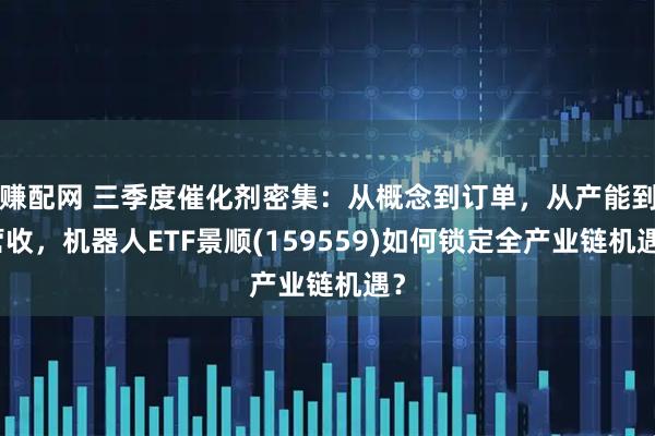 赚配网 三季度催化剂密集：从概念到订单，从产能到营收，机器人ETF景顺(159559)如何锁定全产业链机遇？